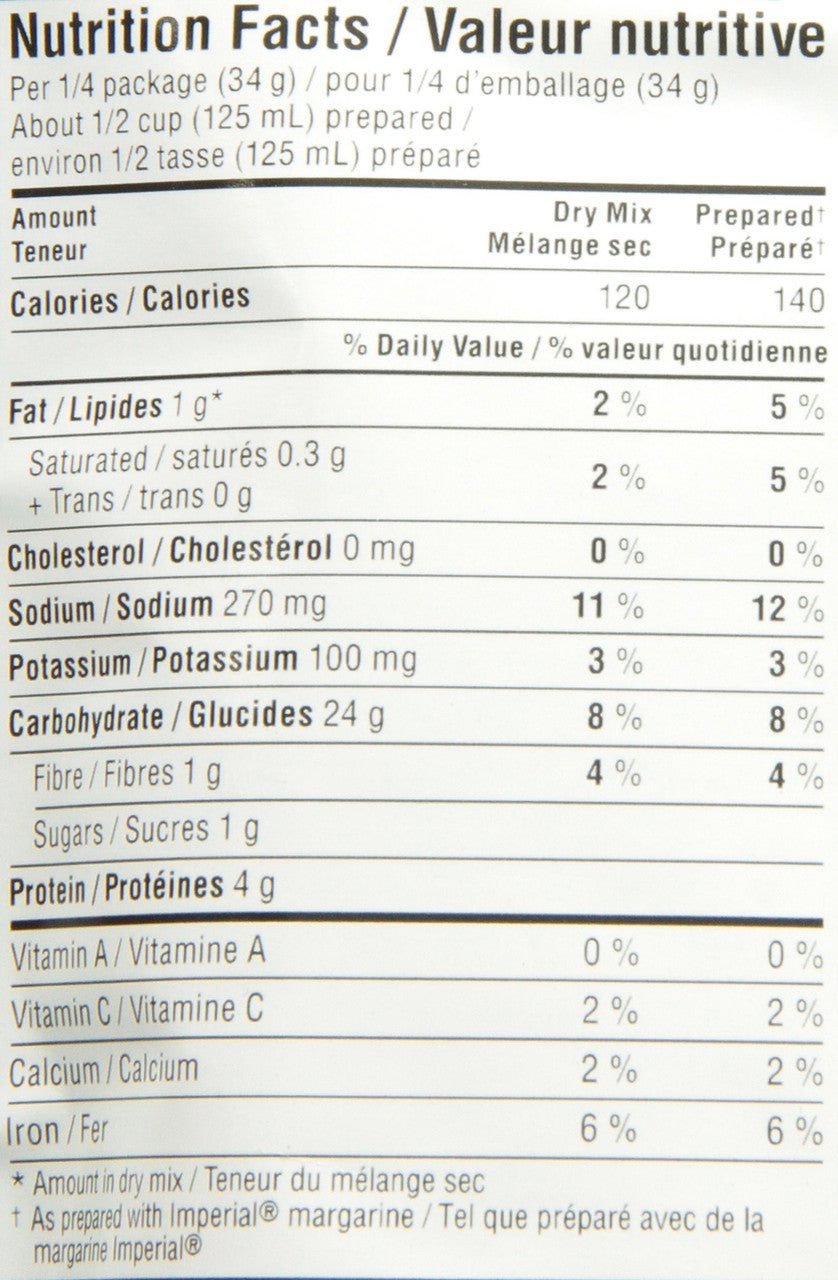 Knorr Sidekicks, Parmesan Pesto Pasta, Side Dish, 135g/4.8oz., 8ct,{Imported from Canada}